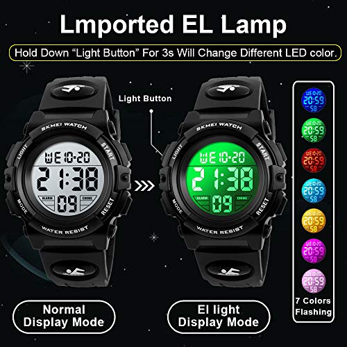 Foto 5 | Venta Internacional - Reloj Deportivo Digital para Niños Aztom Impermeable