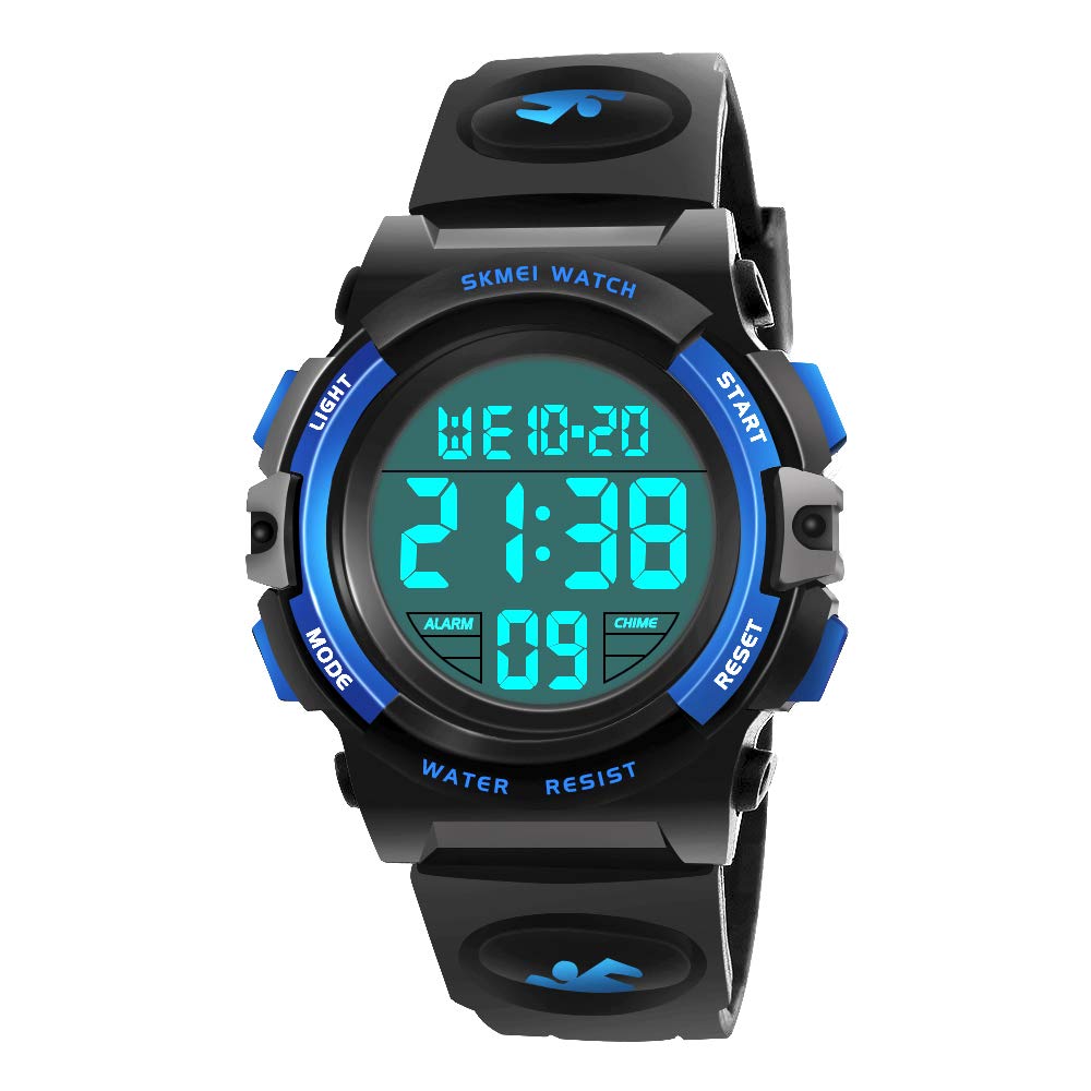 Venta Internacional - Reloj De Pulsera Easony Esussw01 Para Niños De 3 A 12 Años Con Alarma Waterpro