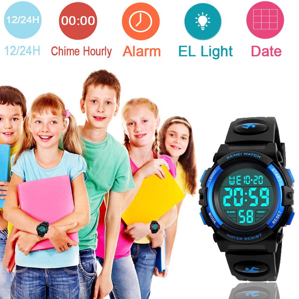 Foto 7 pulgar | Venta Internacional - Reloj De Pulsera Easony Esussw01 Para Niños De 3 A 12 Años Con Alarma Waterpro