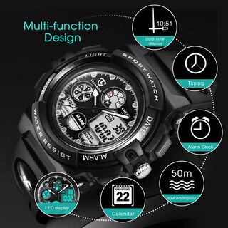 Foto 3 | Venta Internacional - Reloj Digital Deportivo para Niños Watch Aswan Resistente al Agua 50 m