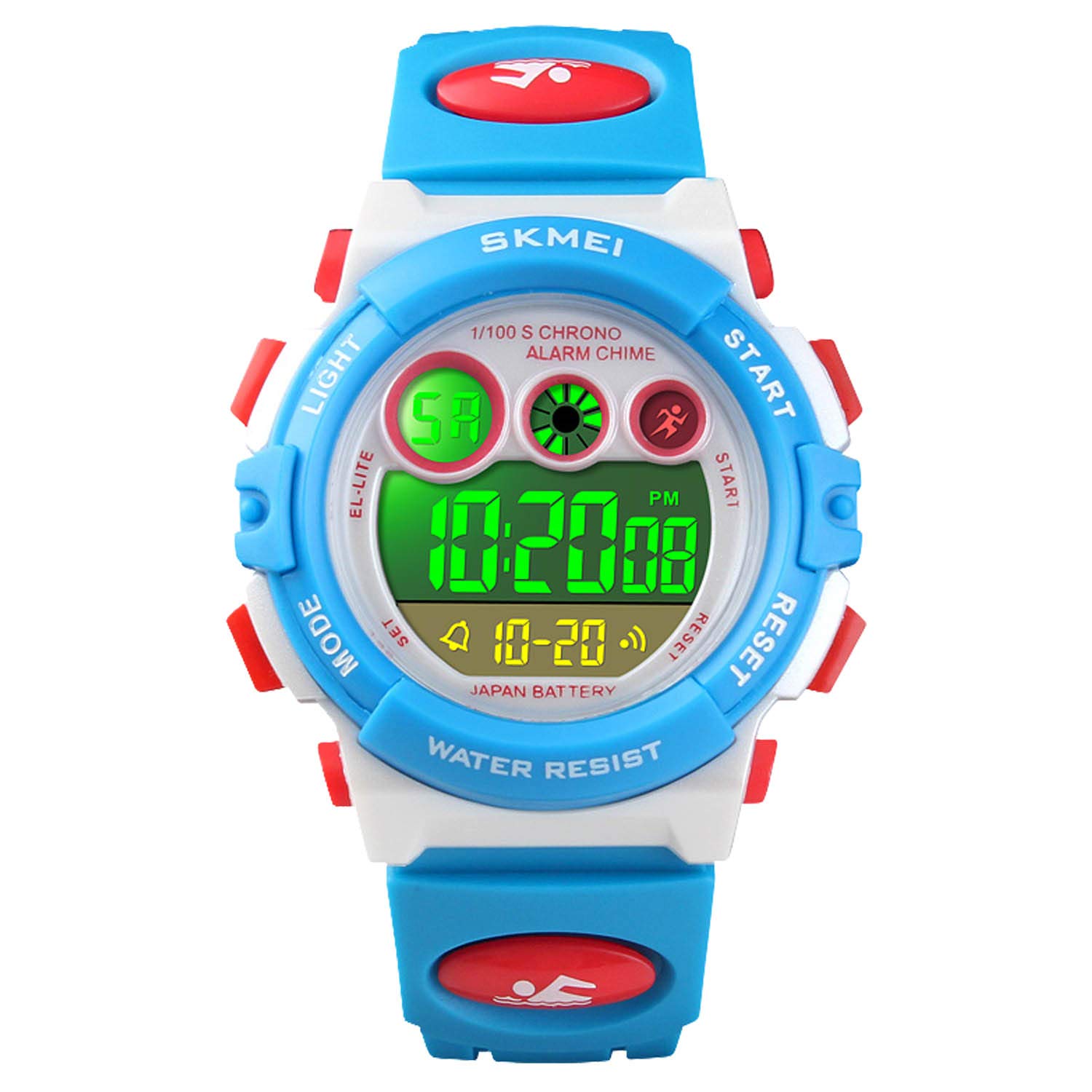 Foto 2 pulgar | Venta Internacional - Reloj Cofuo Kids, Cronómetro Digital Deportivo, Impermeable, Con Alarma