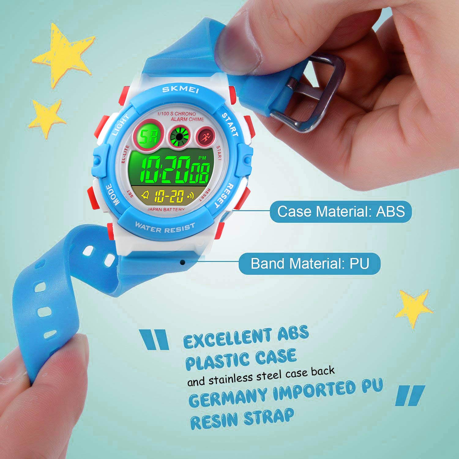 Foto 4 pulgar | Venta Internacional - Reloj Cofuo Kids, Cronómetro Digital Deportivo, Impermeable, Con Alarma