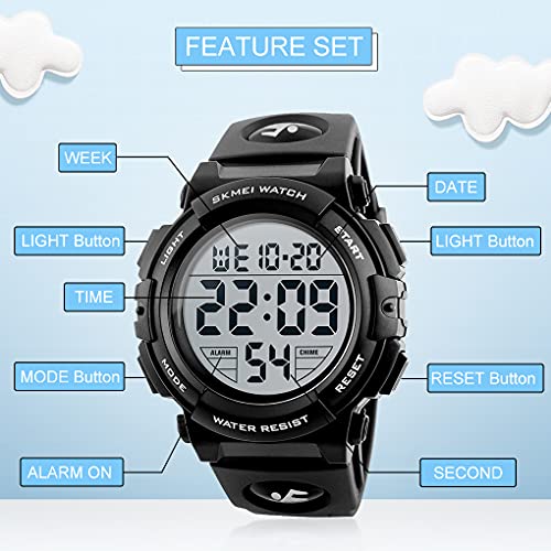 Foto 5 pulgar | Venta Internacional - Reloj Digital Para Niños Jianxiang Sport Outdoor Multifuncional