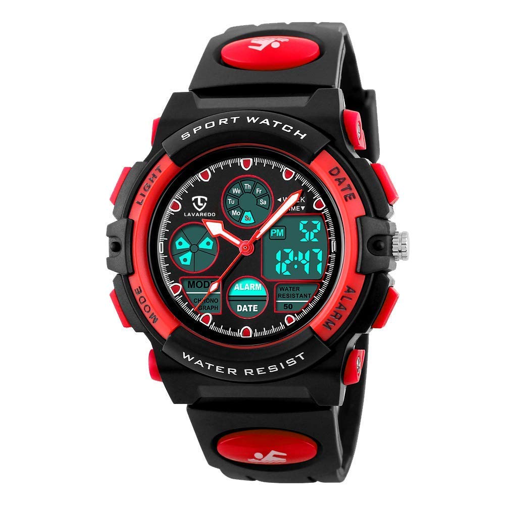 Foto 2 pulgar | Venta Internacional - Reloj Para Niños A Alps Digital Sport Chronograph Led 50m Waterpro