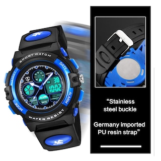 Foto 5 | Reloj Digital Aswan con Alarma LED Deportiva Impermeable para Niños