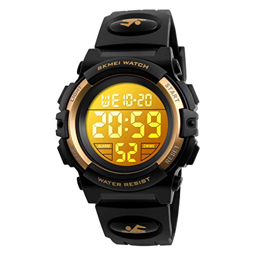 Foto 2 pulgar | Venta Internacional - Reloj Digital Deportivo Fizili Para Niños, Impermeable, Con Alarma De 3 A 15 Años, Negro