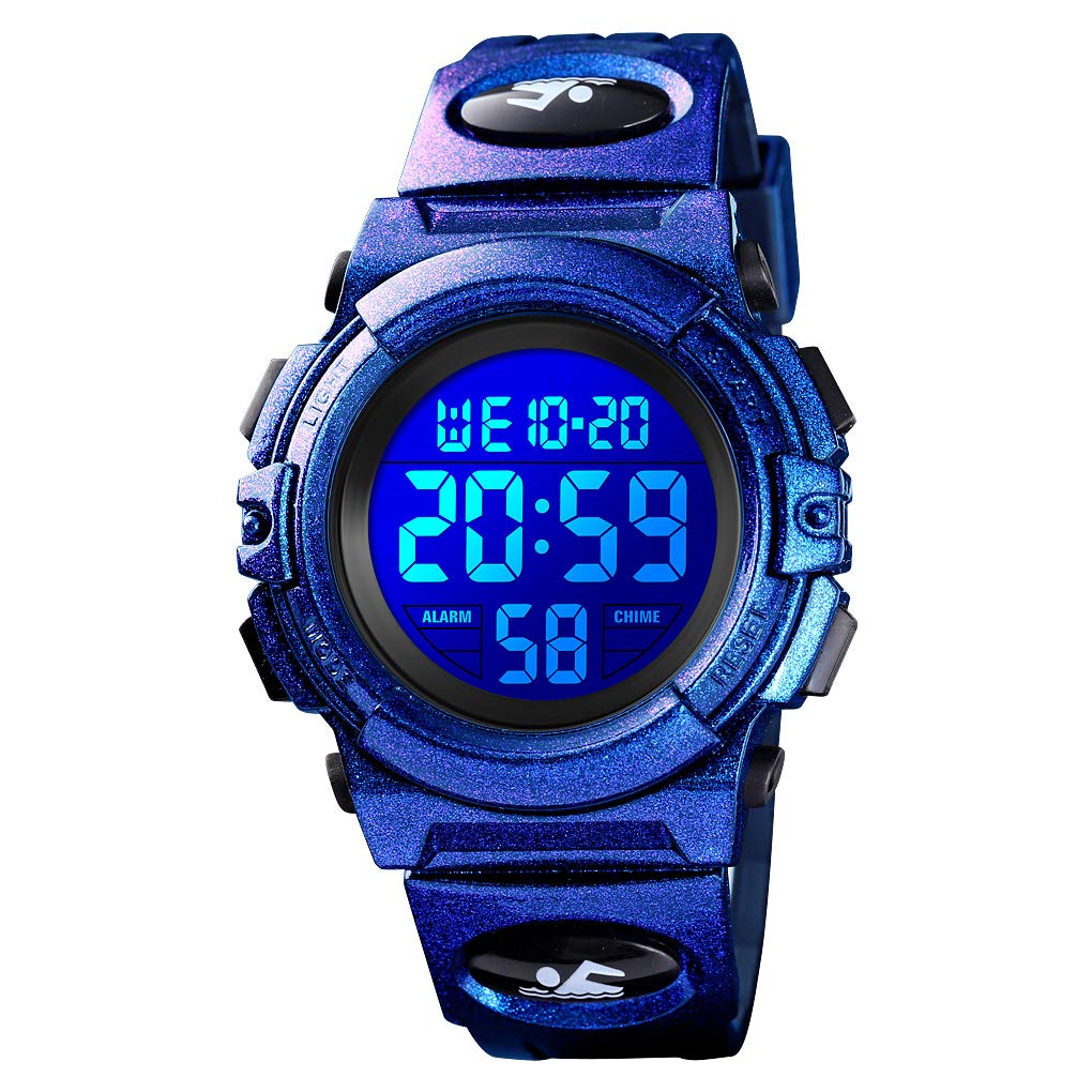 Foto 2 pulgar | Venta Internacional - Reloj Digital Deportivo Fizili Para Niños, Impermeable Al Aire Libre, 50 M