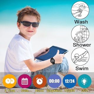 Foto 2 | Venta Internacional - Reloj Viliysun Kid Sport, 50 M, Resistente Al Agua, Con Alarma Led Y Cronómetro