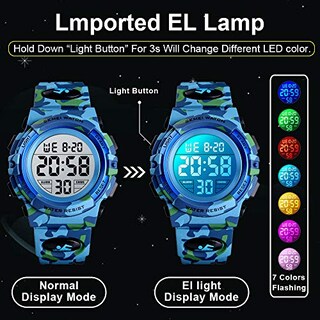 Foto 5 | Venta Internacional - Reloj Uswat Kid Para Niños Y Niñas Con Iluminación Led Multifunción