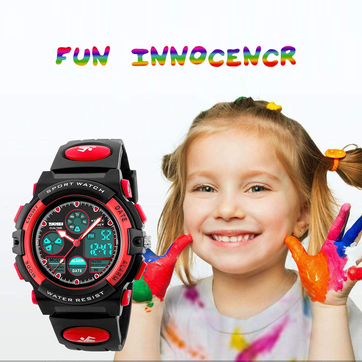 Foto 3 pulgar | Venta Internacional - Mira Cofuo Waterproof Digital Sports Para Niños De 5 A 12 Años