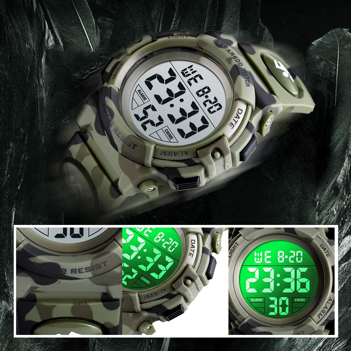 Foto 6 pulgar | Venta Internacional - Watch A Alps Kids - Cronógrafo Digital Led 50 M Resistente Al Agua