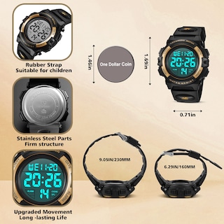 Foto 3 | Venta Internacional - Watch A Alps Kids - Cronógrafo Digital Led 50 M Resistente Al Agua
