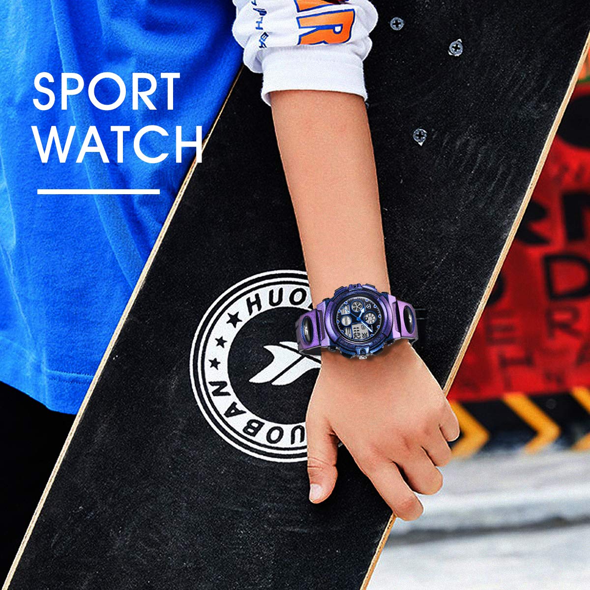 Foto 5 pulgar | Venta Internacional - Watch A Alps Kids Digital Sport, 50 M, Resistente Al Agua Con Alarma