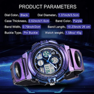 Foto 7 | Venta Internacional - Watch A Alps Kids Digital Sport, 50 M, Resistente Al Agua Con Alarma