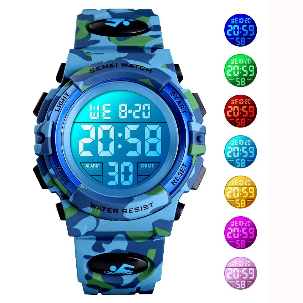 Foto 3 pulgar | Venta Internacional - Reloj Digital Toocat Kids Con Alarma Impermeable De 50 M Para Niños Y