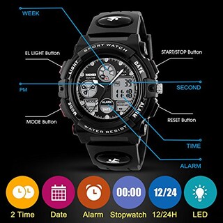 Foto 6 | Venta Internacional - Reloj Viliysun Kid Sport, 50 M, Resistente Al Agua, Con Alarma Led Y Cronómetro