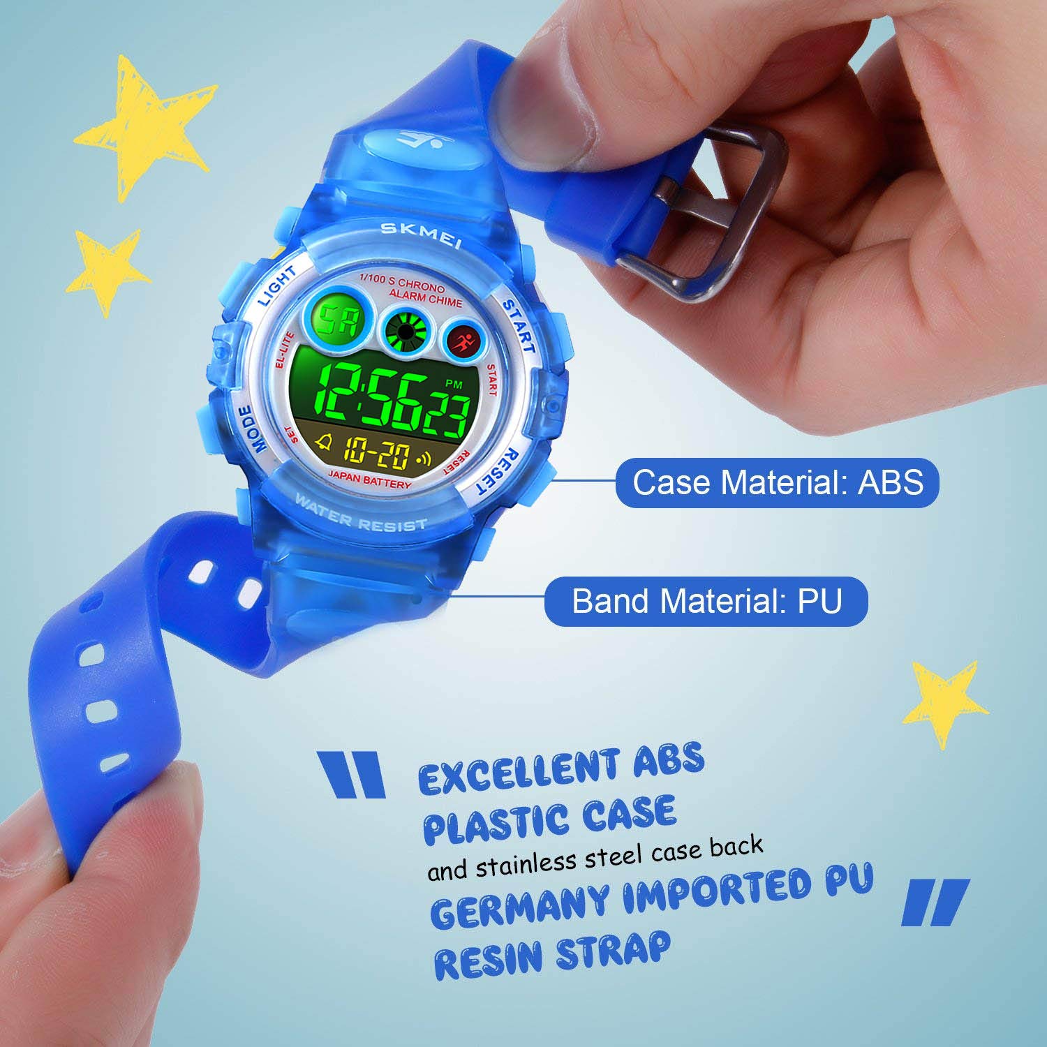 Foto 4 pulgar | Venta Internacional - Reloj Cofuo Con Alarma Digital Para Niños, Deportivo, Impermeable Y Cronómetro