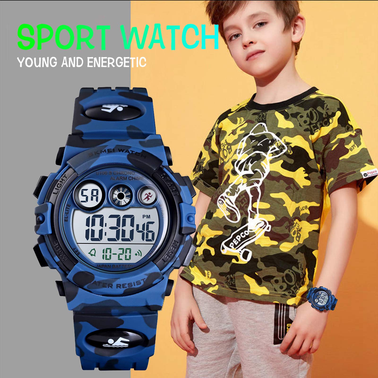 Foto 7 | Venta Internacional - Reloj Infantil Skmei Kids Digital Sports a Prueba de Agua