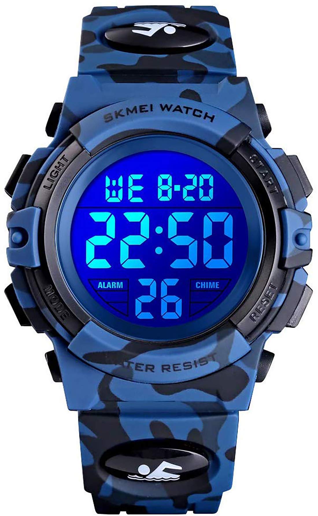 Foto 2 pulgar | Venta Internacional - Reloj Digital Para Niños Anloo, 50 M, Con Alarma, Cronómetro Impermeable