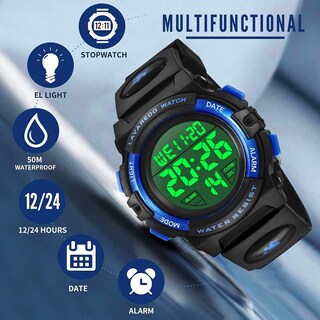 Foto 2 | Venta Internacional - Watch A Alps Infantil Cronógrafo Digital Led 50 m Resistente al Agua