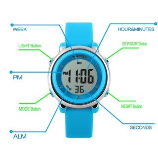 Foto 4 | Venta Internacional - Reloj Infantil Dayllon Boys Digital 50 m Resistente al Agua