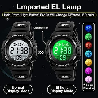 Foto 5 | Venta Internacional - Reloj Uswat Kid Para Niño Y Niña Con Multifunción Y 7 Luces De Fondo