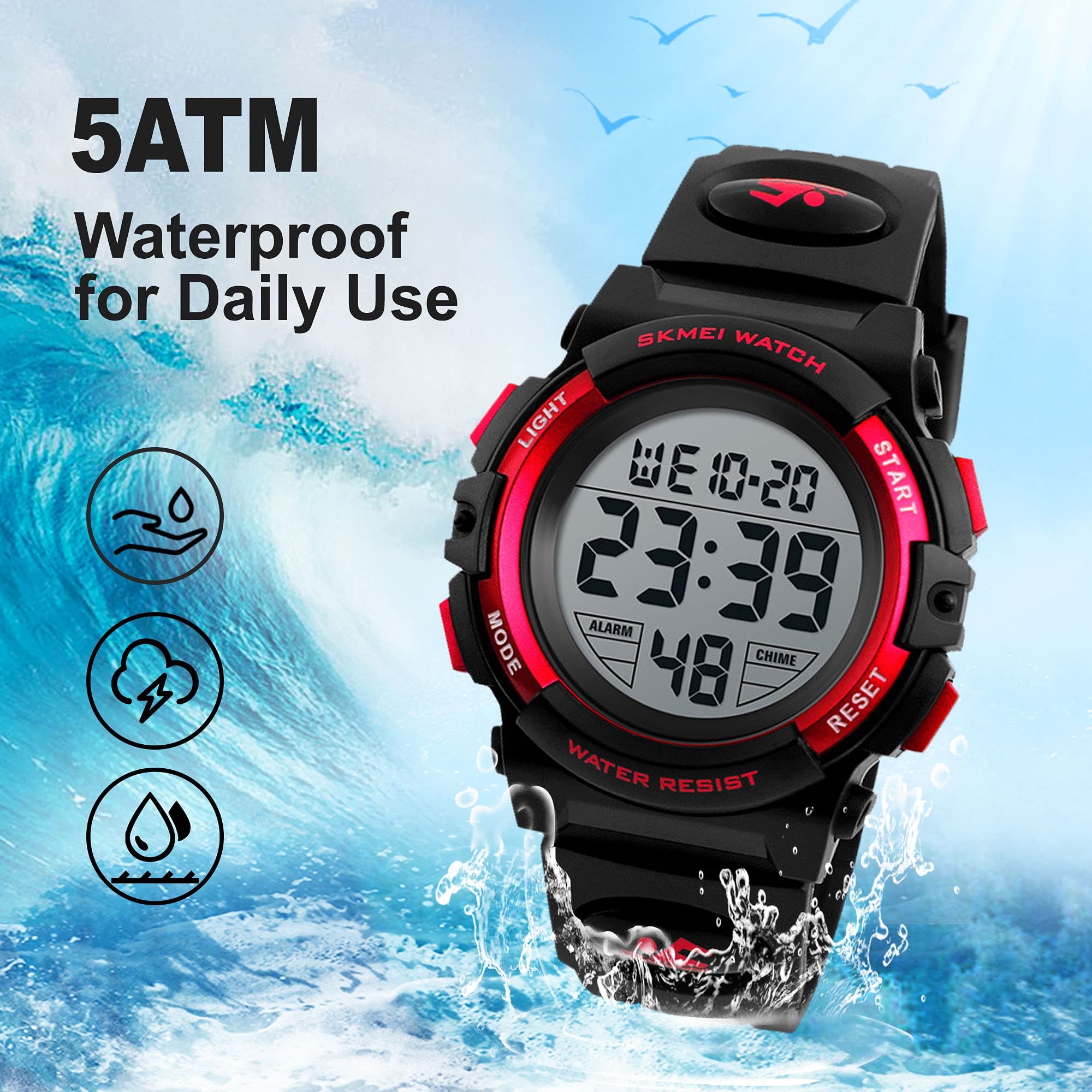 Foto 5 pulgar | Venta Internacional - Reloj Infantil Veiley Digital 50 M Resistente al Agua