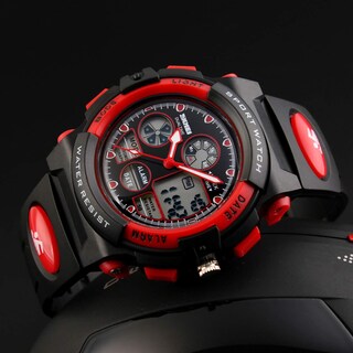Foto 5 | Venta Internacional - Reloj Dayllon Digital Para Niñas, 50 M, Resistente Al Agua, Con Alarma, Color Rojo