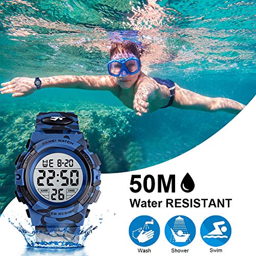 Foto 3 pulgar | Venta Internacional - Reloj Digital Deportivo Viliysun Para Niños, Resistente Al Agua, 50 M