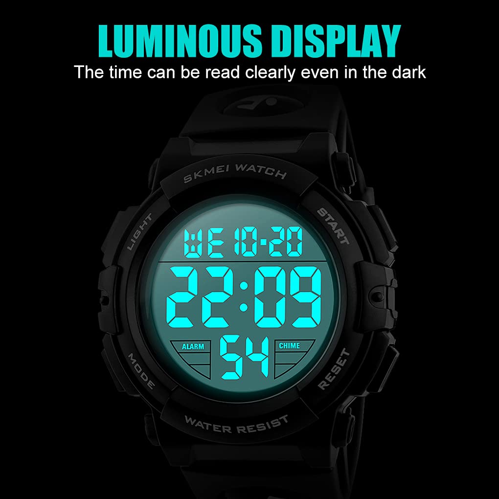 Foto 8 pulgar | Venta Internacional - Reloj Jianxiang Kids, Cronógrafo Deportivo Digital Led, 50 M, Agua