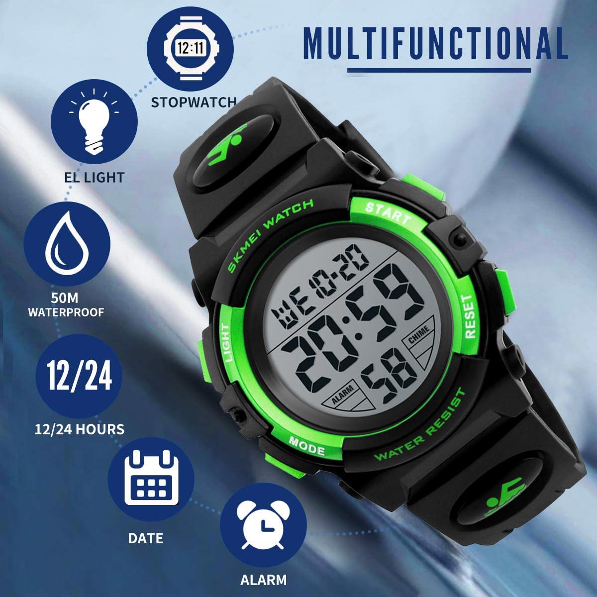 Foto 5 pulgar | Venta Internacional - Reloj Rmicar Kids Digital Sport A Prueba De Agua Para Niños Y Niñas