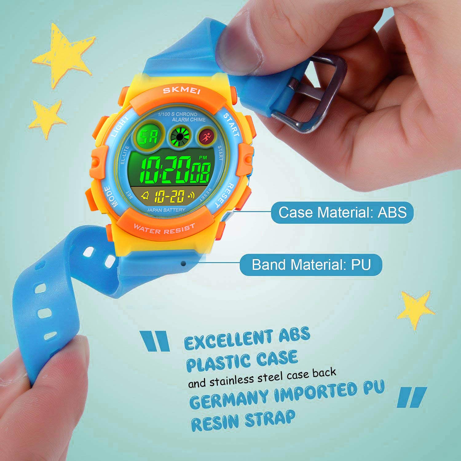 Foto 4 pulgar | Venta Internacional - Reloj Cofuo Con Alarma Digital Para Niños, Deportivo, Impermeable Y Cronómetro