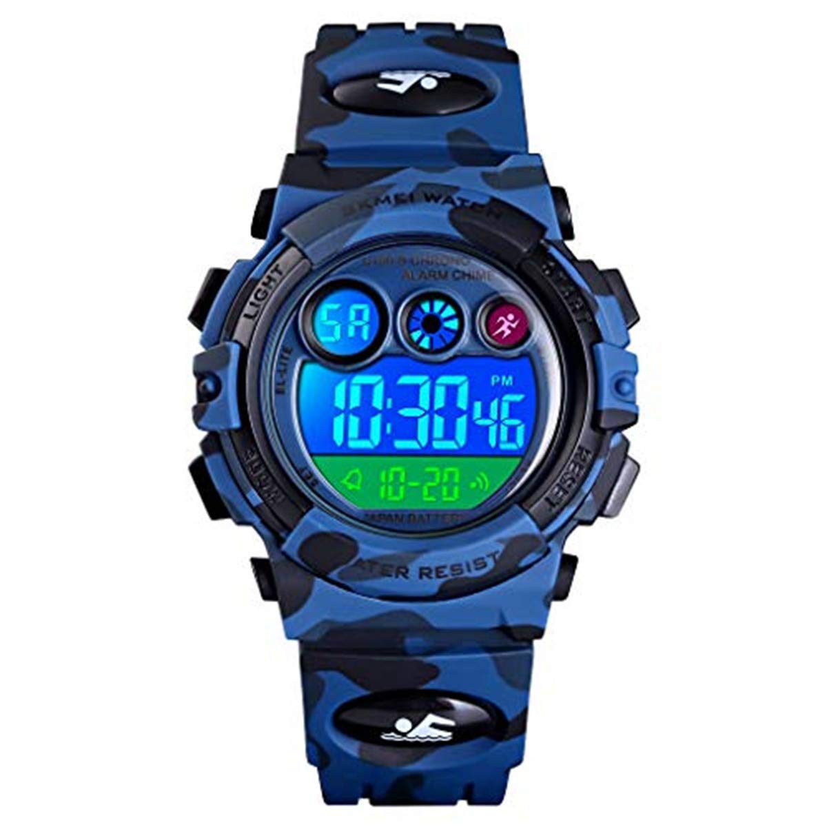 Foto 2 pulgar | Venta Internacional - Reloj Deportivo Bo Yi Para Niños Con Alarma Digital Impermeable Y Cronómetro