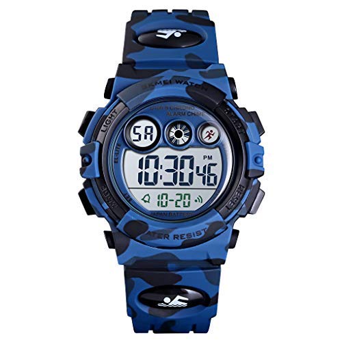 Foto 3 pulgar | Venta Internacional - Reloj Deportivo Bo Yi Para Niños Con Alarma Digital Impermeable Y Cronómetro