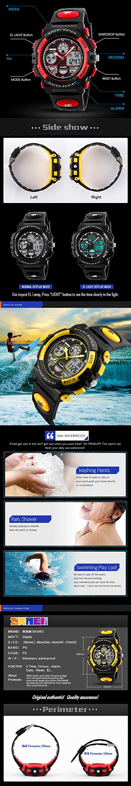 Foto 5 | Venta Internacional - Reloj Misskt Kids Sports Digital A Prueba De Agua Para Niños