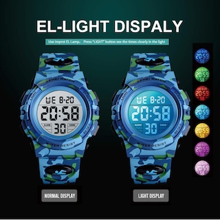 Foto 3 | Venta Internacional - Reloj Digital Venhoo Kids Para Deportes Al Aire Libre, Impermeable, Azul Marino