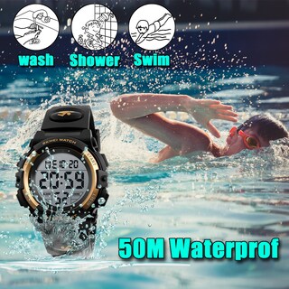 Foto 2 | Venta Internacional - Reloj Infantil Viliysun, 50 M, Impermeable, Deportivo, Con Alarma, Led, Cronómetro