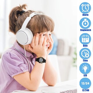 Foto 5 | Venta Internacional - Reloj Infantil Viliysun, 50 M, Impermeable, Deportivo, Con Alarma, Led, Cronómetro