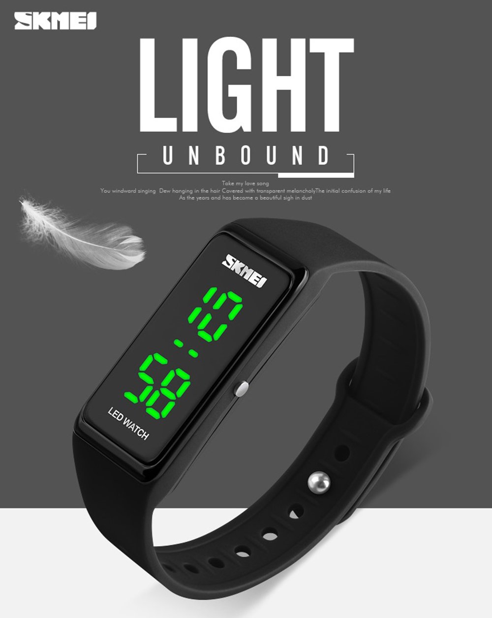 Foto 2 | Venta Internacional - Pulsera Deportiva Digital Led De Silicona Watch Mastop Para Mujer