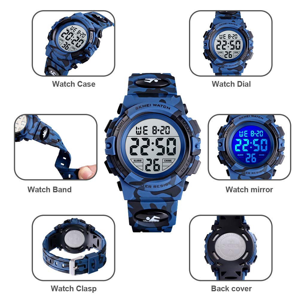 Foto 5 pulgar | Venta Internacional - Reloj Dayllon Boys Digital Sports, 50 M, Resistente Al Agua