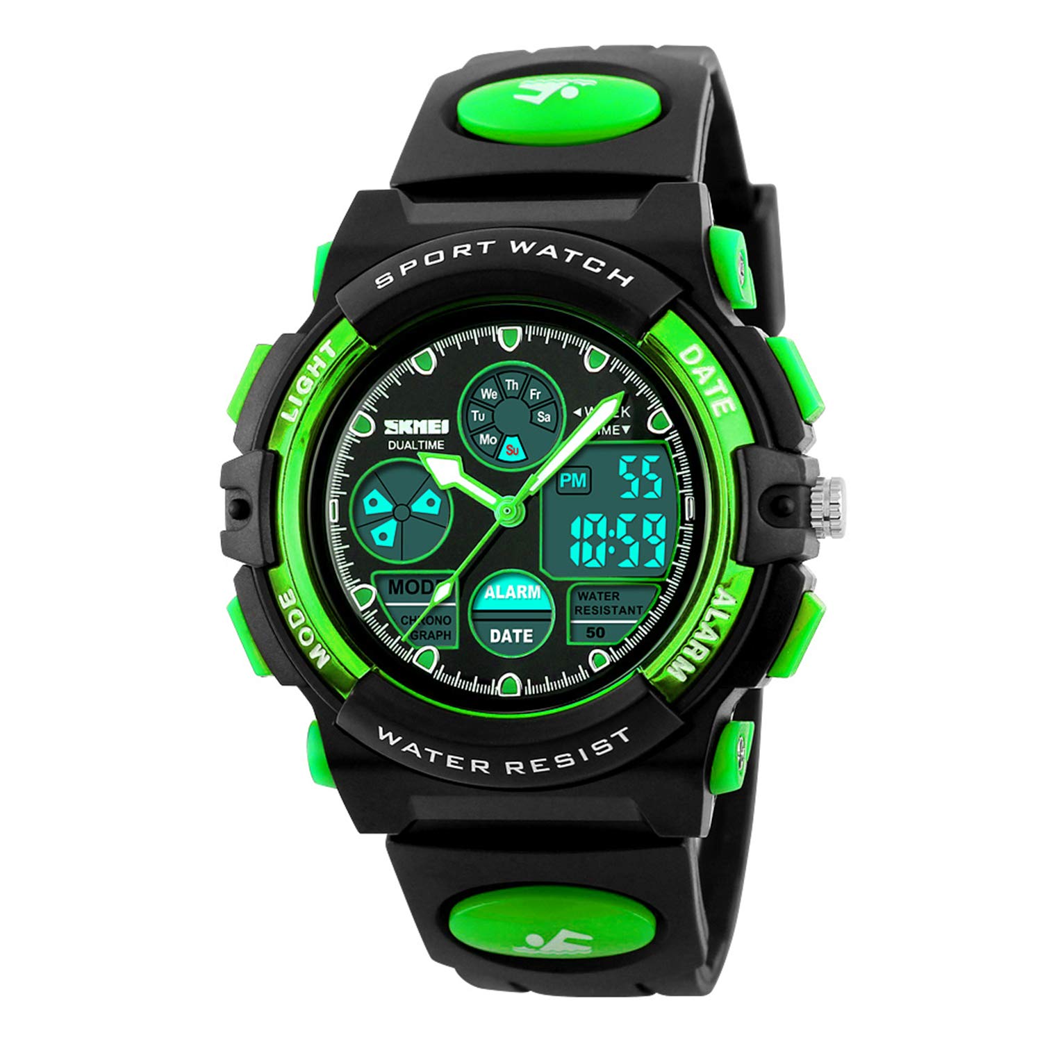 Venta Internacional - Reloj Dayllon, Led Digital Para Niños, Deportes Al Aire Libre, 50 M, Impermeable