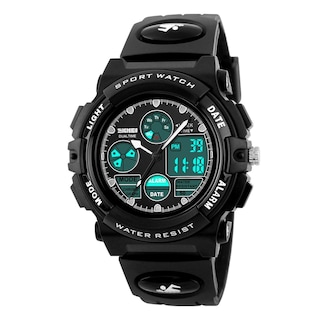 Foto 1 | Venta Internacional - Reloj Dayllon Kids Led De Cuarzo Analógico, Resistente Al Agua, 50 M, Color Negro