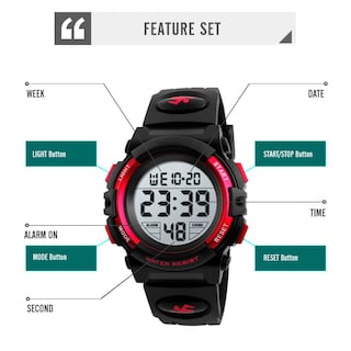 Foto 3 | Venta Internacional - Calendario Digital Con Alarma Watch Dayllon Para Niños, 50 M, Resistente Al Agua