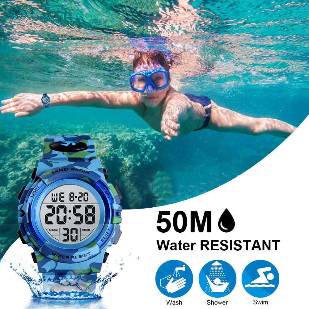 Foto 4 | Venta Internacional - Reloj Digital Deportivo Viliysun Para Niños, Resistente Al Agua, 50 M