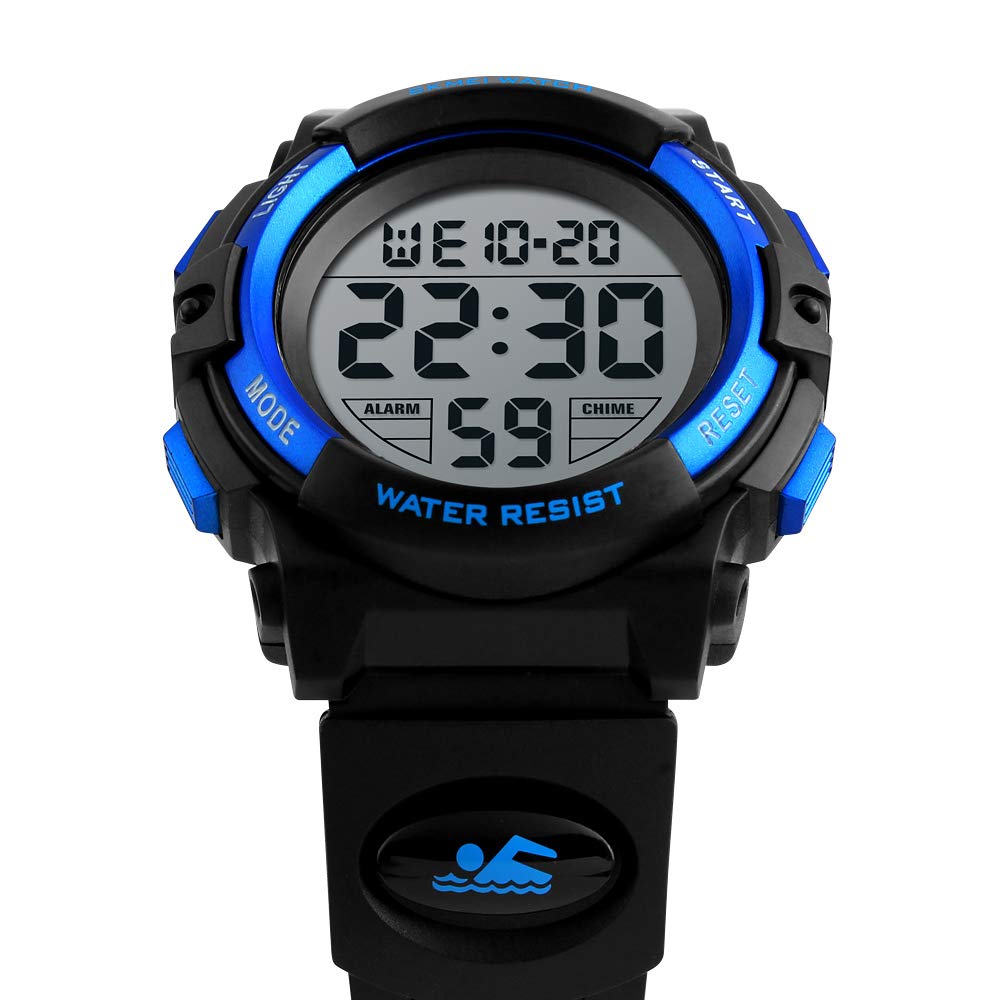 Foto 5 pulgar | Venta Internacional - Reloj Sknbc Kid Sport Con Alarma Led Y Cronómetro Digital Unisex