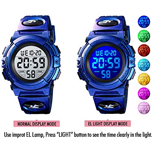 Foto 6 pulgar | Venta Internacional - Reloj Digital Dayllon Boys Con Calendario Con Alarma Impermeable De 50 M