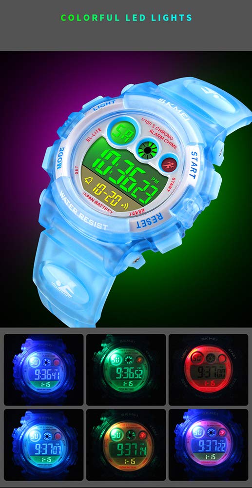 Foto 5 pulgar | Venta Internacional - Reloj Infantil Tonnier Digital Sports 5 Atm Resistente Al Agua Con Led