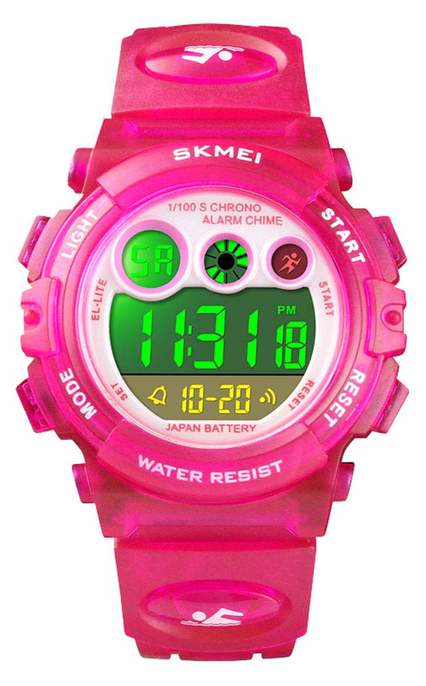 Foto 2 pulgar | Venta Internacional - Reloj Deportivo Digital Para Niños Tonnier, Led, Impermeable, En T, Rojo