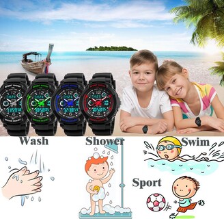 Foto 2 | Venta Internacional - Reloj Generic Girls Multifunción, 50 M, Resistente Al Agua, Led Rojo