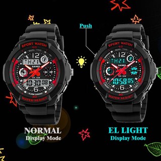 Foto 4 | Venta Internacional - Reloj Generic Girls Multifunción, 50 M, Resistente Al Agua, Led Rojo